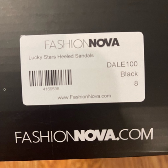 Black Patent Platform Sandals - Picture 5 of 5